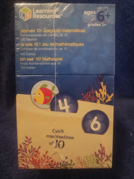 Learning Resources I Sea 10! Math Game - New & Factory Sealed - Ages 6+ Grade 1+