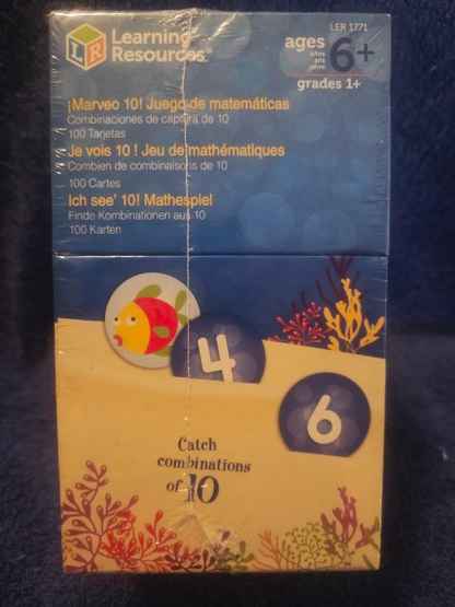 Learning Resources I Sea 10! Math Game - New & Factory Sealed - Ages 6+ Grade 1+