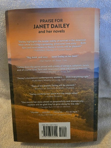 Calder Grit by Janet Dailey Hardcover Dust Jacket The Calder Brand Book 2 Romance