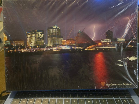 Rare New Northwestern Mutual Life Insurance 125 Pc Jigsaw Puzzle | Milwaukee Cityscape new sealed