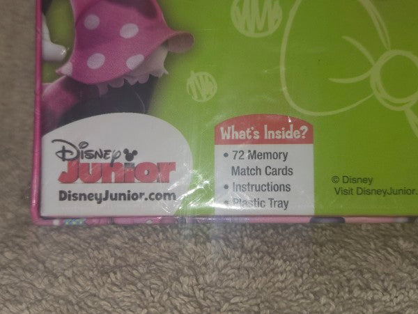 Share Disney Minnie Mouse Memory Match Game 72 Cards Cardinal Disney Junior NEW Sealed