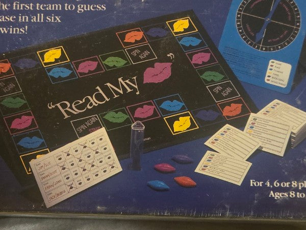 Vtg 1990 Read My Lips Board Game Wild Party Game Of Unspoken Words- Factory Sealed New - Pressman Rare Nos