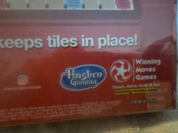 Tile Lock Scrabble Board Game Winning Moves Hasbro Brand New Factory Sealed NOS