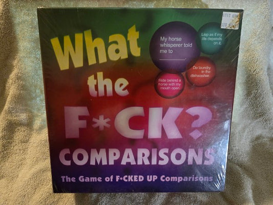 What the F*CK? Comparisons Party Board Game – Factory Sealed 2014 Kheper Games