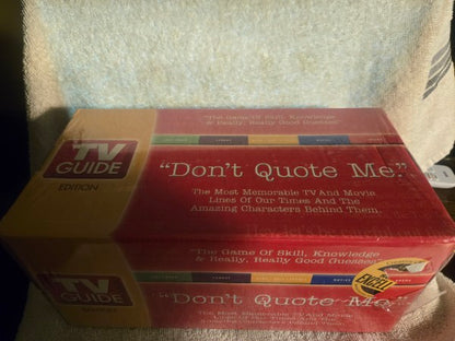 TV Guide Don't Quote Me Board Game Wiggles 3D New Factory Sealed Vintage 2004
