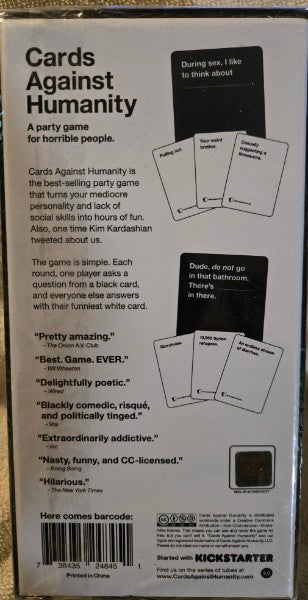 Cards Against Humanity Main Game Sealed Party Game 17+ Complete Box