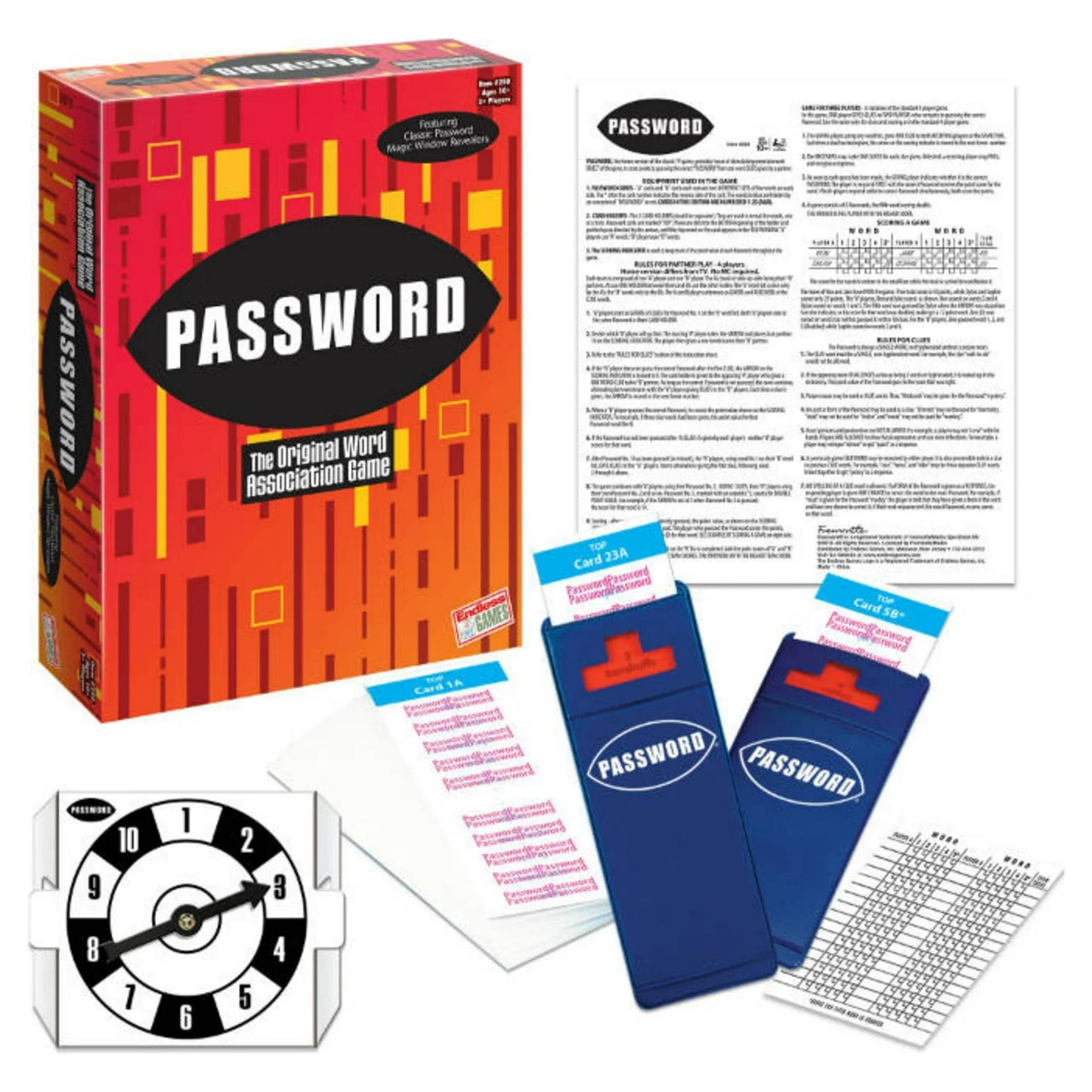 Password: The Original Word Association Game - Endless Games #250 Ages 10+ New!