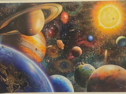 Nattork Solar System Outer Space Jigsaw Puzzle - 1000 Piece - Factory Sealed