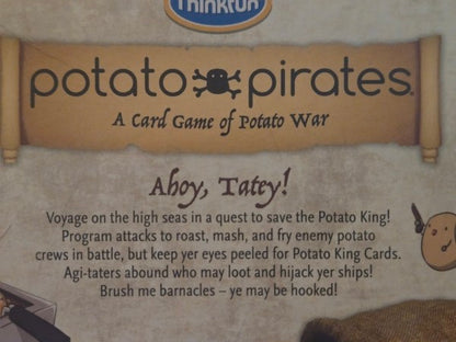 ThinkFun Potato Pirates Coding Card Game - Factory Sealed - Ages 7+ 3-6 Players