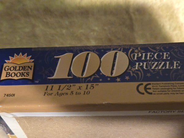 Vintage 1996 Golden Books "Window Box Kittens" 100 Piece Puzzle - NEW SEALED