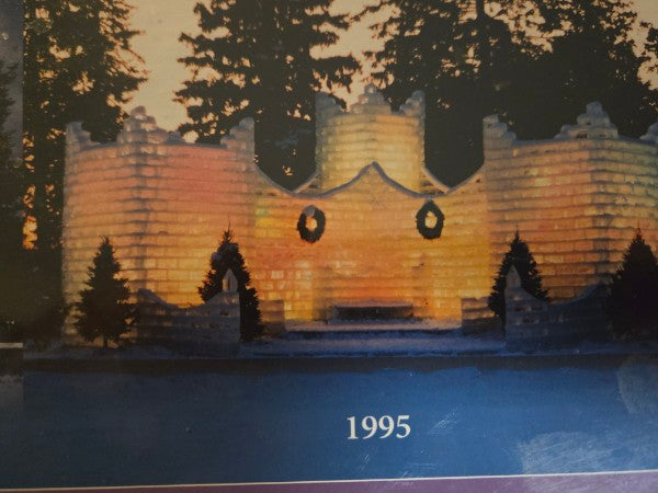 Eagle River, WI Ice Castles 1947, 1957, 1976, 1995 550-Piece Jigsaw Puzzle Sealed Dent Back