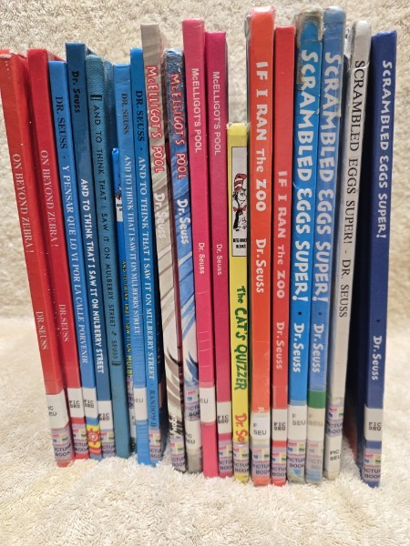 ULTIMATE Dr. Seuss DISCONTINUED 19-Book Library Archive - Rare VariantS & 1937 Blue "And To Think It Happened On Mulberry Street"