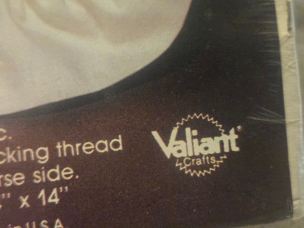 Vintage 1983 Valiant Crafts Candlewicking Pillow Kit "Home Sweet Home" Sealed NIP
