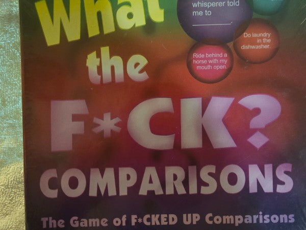What the F*CK? Comparisons Party Board Game – Factory Sealed 2014 Kheper Games
