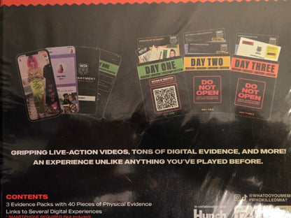 NEW Who Killed Mia? Digitally Immersive Murder Mystery Game - Sealed Excellent!