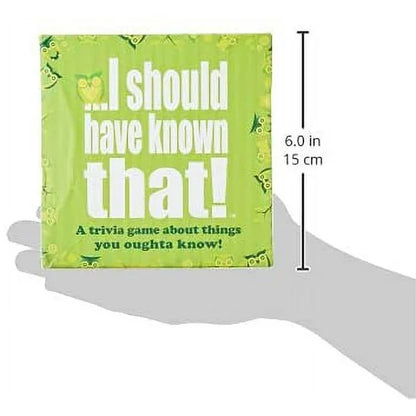 I Should Have Known That! Trivia Game New Sealed Party Quiz Card Game Adults