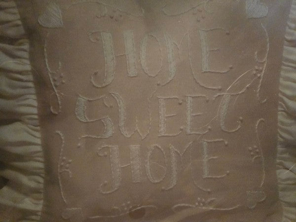 Vintage 1983 Valiant Crafts Candlewicking Pillow Kit "Home Sweet Home" Sealed NIP