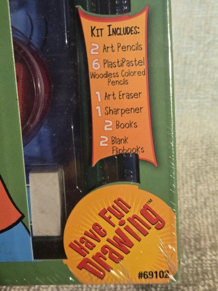 General Pencil Co. Matthew Luhn Cartoon Animation Flipbook Kit - New & Sealed