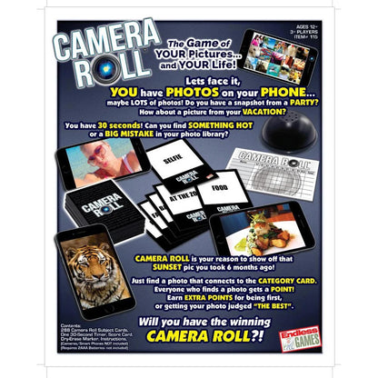Camera Roll Board Game (New & Sealed) The Game of YOUR Pictures and YOUR Life!