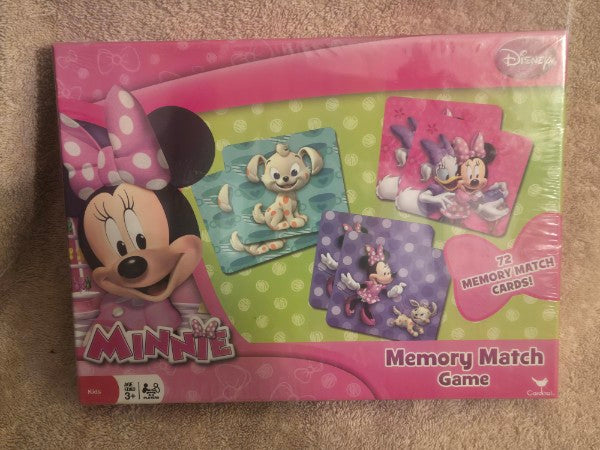 Share Disney Minnie Mouse Memory Match Game 72 Cards Cardinal Disney Junior NEW Sealed
