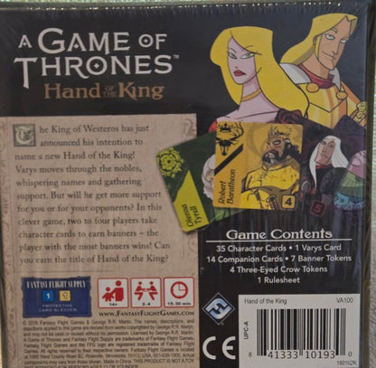 A Game of Thrones Hand of the King Board Game Factory Sealed Fantasy Flight