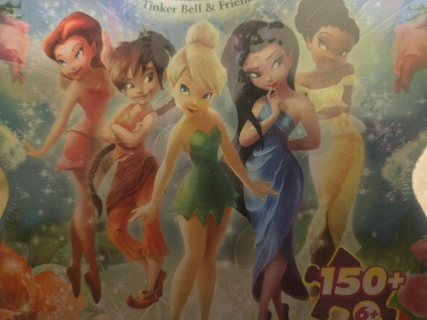 Vtg 2007 Disney Fairies Tinker Bell Puzzle SEALED Butterfly Tin 150 Pc MEGA Find