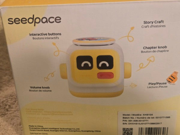 Share Seedpace Interactive Player Starter Set - Screen-Free Storyteller - Model XHS10A