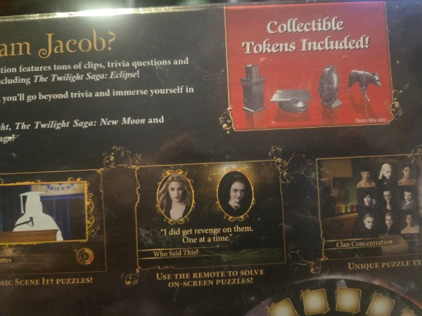 2010 Scene It? The Twilight Saga Deluxe DVD Board Game NEW Factory Sealed Mattel