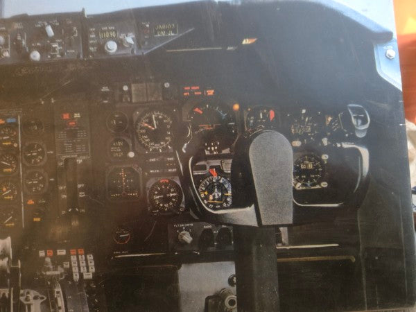 Vintage JAL Boeing 747 Cockpit Jigsaw Puzzle - Early 1970s - Sealed w/ Minor Wear