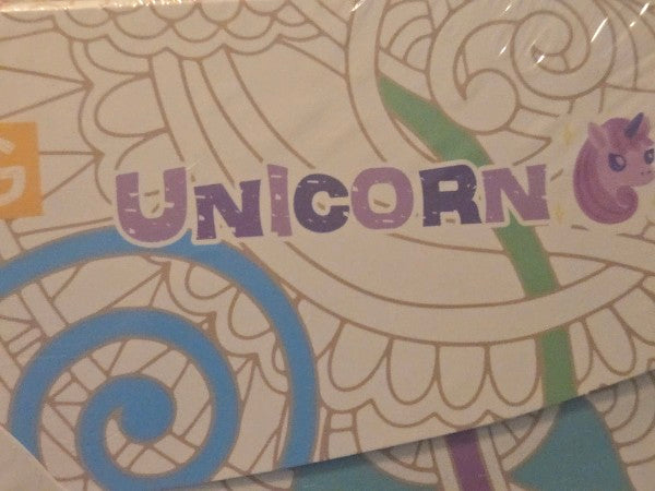 3D Coloring Puzzle Unicorn DIY Model Kit - New Sealed - Shantou Nosto Craft