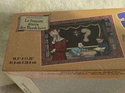 Vintage Lemony Snicket A Series of Unfortunate Events 100 Pc Puzzle UNOPENED Mattel