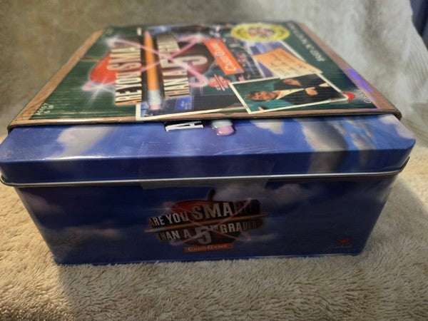 Are You Smarter Than A 5th Grader Card Game New Sealed Tin Lunchbox Style 2007