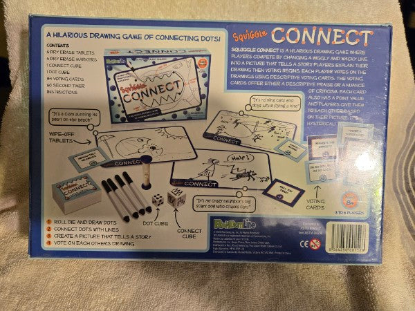 New Squiggle Connect Drawing Game RandomLine Factory Sealed NAPPA Gold Award Rare Find!