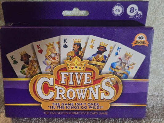 Five Crowns Card Game PlayMonster 2025 Edition Brand New Sealed with Box Tear/Repair