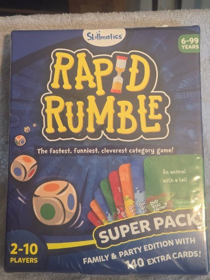 Skillmatics Rapid Rumble SUPER PACK - Family & Party Edition (New & Sealed)