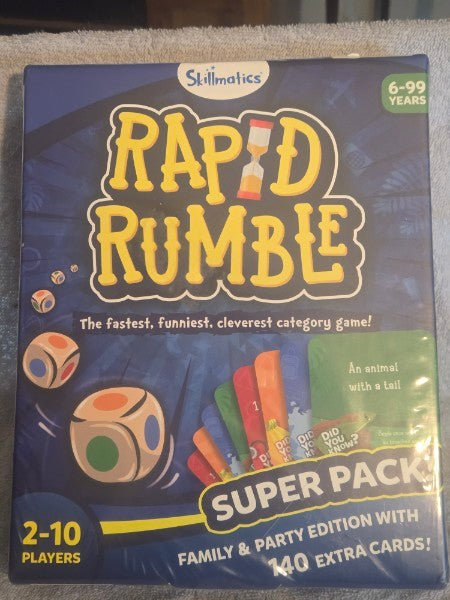 Skillmatics Rapid Rumble SUPER PACK - Family & Party Edition (New & Sealed)
