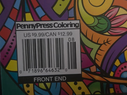 Adult Coloring Book Mindful Moments Volume 8: Stress Relief, Mindfulness, Mandalas, Nature [BRAND NEW/LIKE NEW]