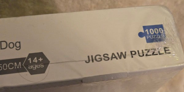 Funny Dog on Beach 1000 Pc Jigsaw Puzzle Travel Puppy Selfie 27x20" NEW Sealed