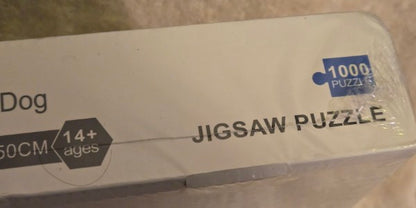 Funny Dog on Beach 1000 Pc Jigsaw Puzzle Travel Puppy Selfie 27x20" NEW Sealed