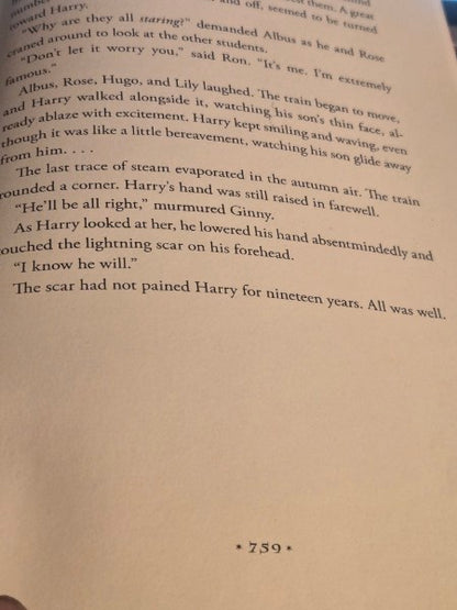 Harry Potter Deathly Hallows 1st Edition 1st Print 1-10 Line 759 Page Variant
