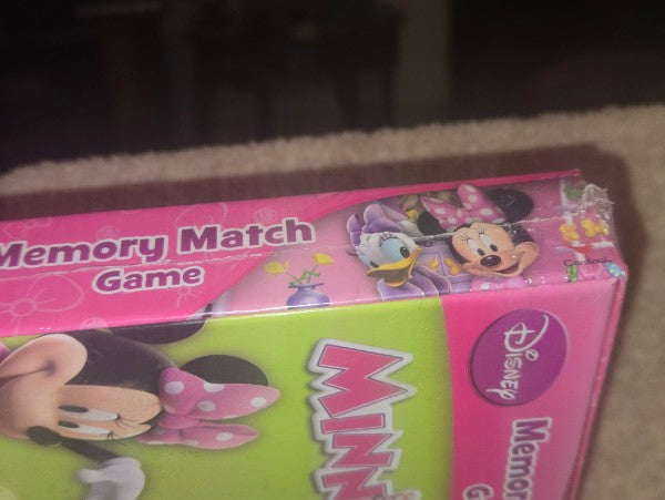 Share Disney Minnie Mouse Memory Match Game 72 Cards Cardinal Disney Junior NEW Sealed