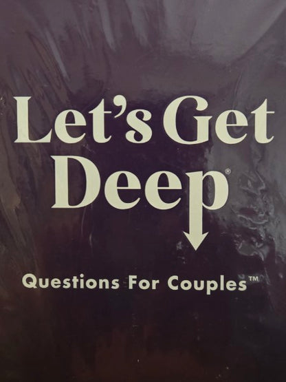 NEW What Do You Meme Let's Get Deep Questions For Couples Card Game Sealed NOS