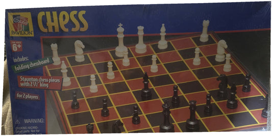 Pavilion Chess Set 1999 Vintage Factory Sealed Made in USA