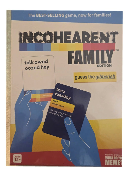 Incohearent Family Edition Card Game - What Do You Meme - Ages 12+
