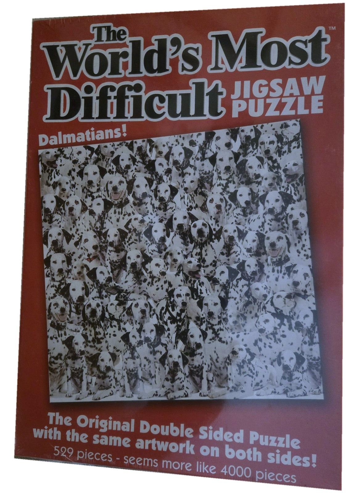 World's Most Difficult Jigsaw Puzzle Dalmatians 529 Pc Double Sided Sealed