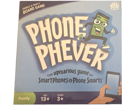 Phone Phever Board Game The Uproarious Game of SmartPhones & Phone Smarts