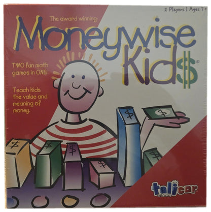 Moneywise Kids Math Money Board Game - Talicor - Ages 7+ - 2 Players