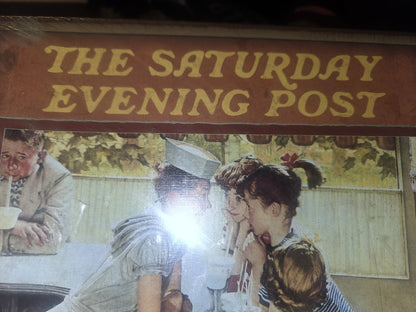 Buffalo Games Norman Rockwell Soda Jerk 1000 Piece Puzzle Sealed