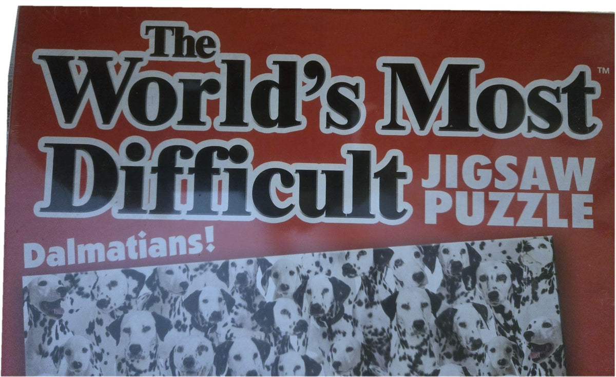 World's Most Difficult Jigsaw Puzzle Dalmatians 529 Pc Double Sided Sealed