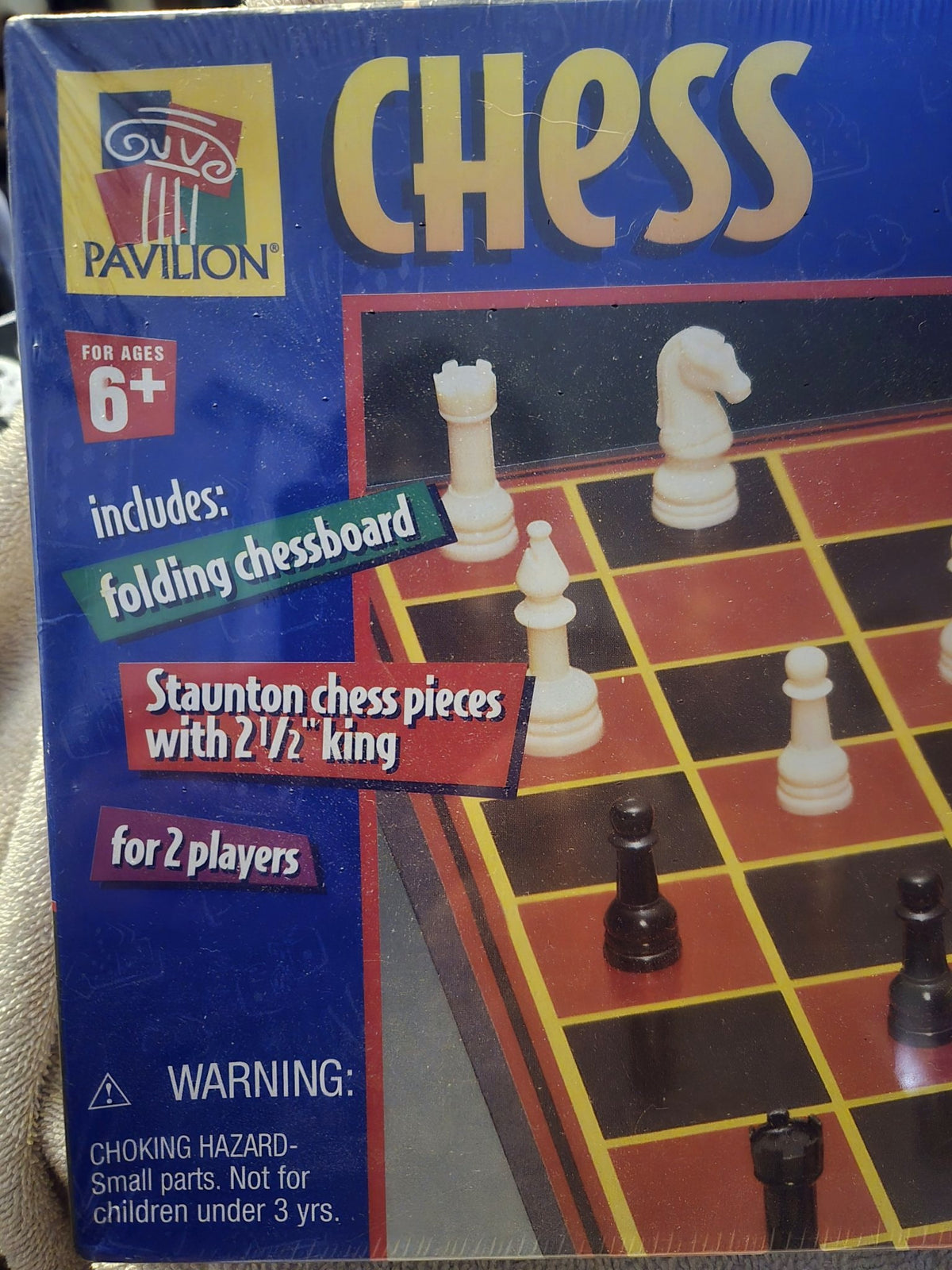 Pavilion Chess Set 1999 Vintage Factory Sealed Made in USA
